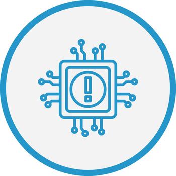 Error Futuristic UI Mark vector