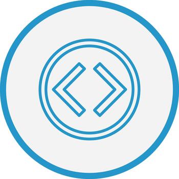 Left And Right Arrow Digital Tech Element vector