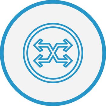 Cross Symbol Arrow Responsive App Shape vector