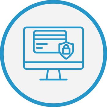 pago suave contorno gráfico vector