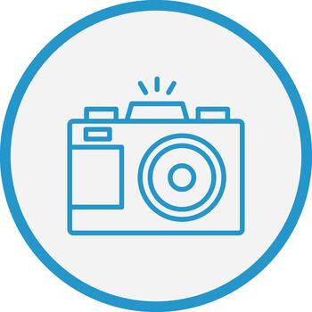 Camera Flat Symbol vector