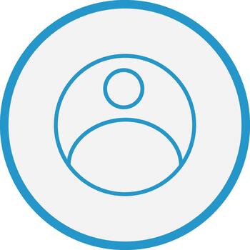 Log In Outlined Frame Object vector