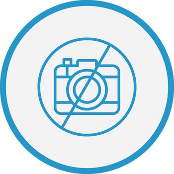 No cámara 3d interfaz forma vector