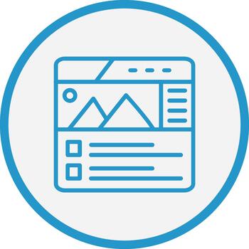 Web Design User Interface Mark vector