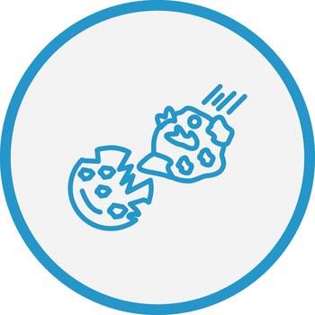 Broken Color Block Badge vector