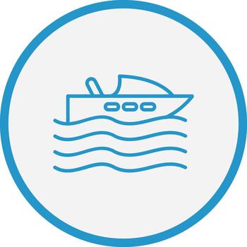 barco mínimo ui elemento vector