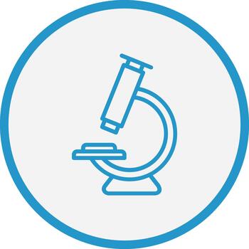 Microscope 3D Rendered Symbol vector