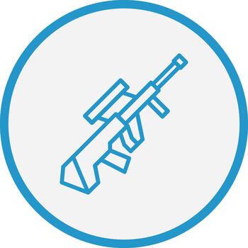 pistola mínimo ui elemento vector