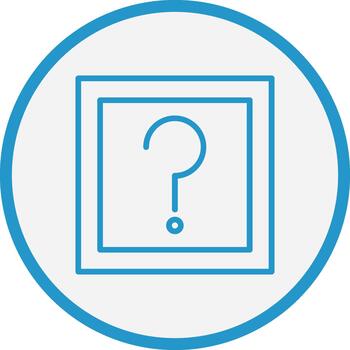 Surprise Box Minimal Art Object vector