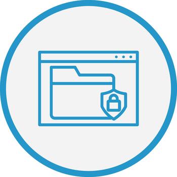 Folder Responsive App Shape vector