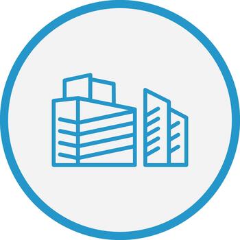 edificio Delgado gráfico forma vector