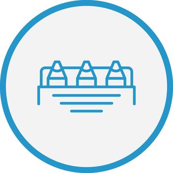 lápices de color mínimo ui elemento vector