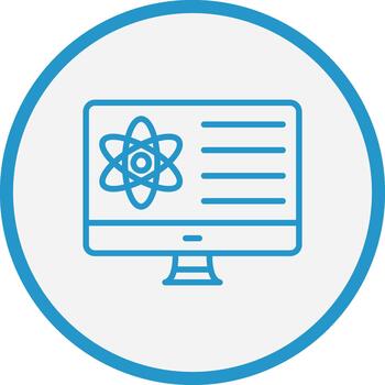 computadora Ciencias web estilo gráfico vector