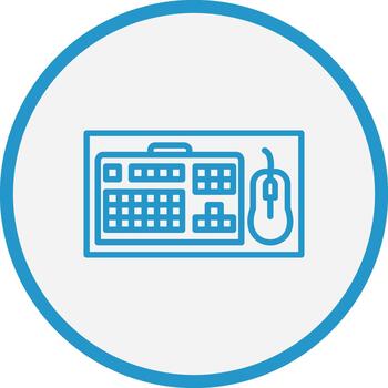 Keyboard Pad Modular Form vector