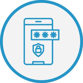 Password Clean Frame Object vector