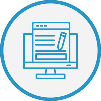 blogging usuario interfaz marca vector
