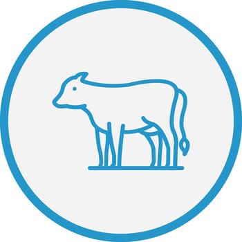 Cow Interactive UI Design vector