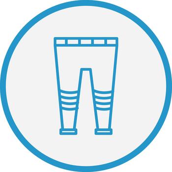 Trousers Futuristic UI Mark vector