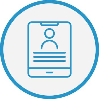 Enrollee Custom Line Element vector