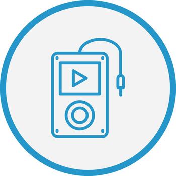 Music Player User Interface Mark vector