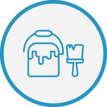 pintar lata mínimo ui elemento vector