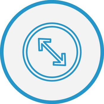 Fullscreen Arrow App Focused Design vector