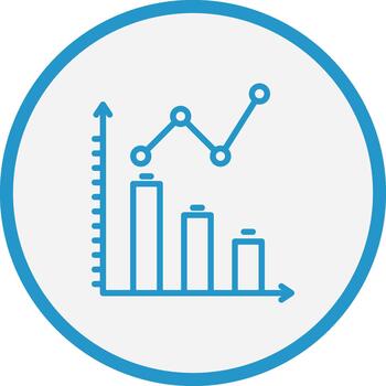 grafico sensible aplicación forma vector