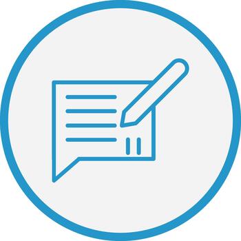 Feed Back Clean Sketch Form vector