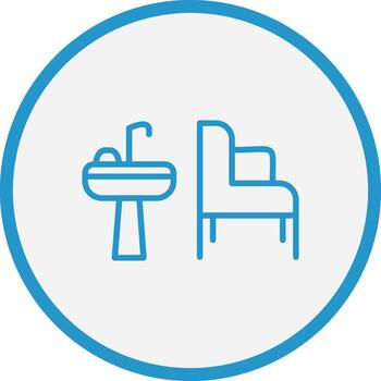 Basin Outlined Frame Object vector