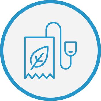 Tea Bag Interactive UI Design vector