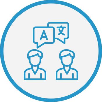 Language Geometric App Mark vector