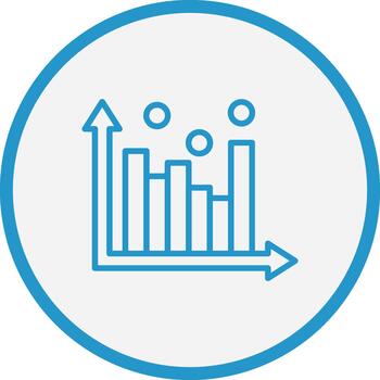 Histogram App Focused Design vector