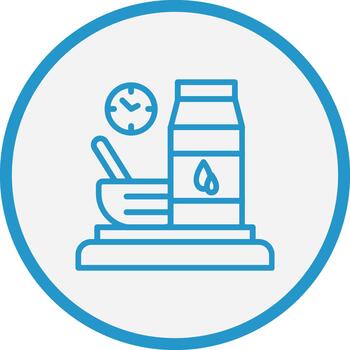 Breakfast Minimal Graphic Visual vector