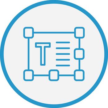 Text Editor Stylized Flat Drawing vector