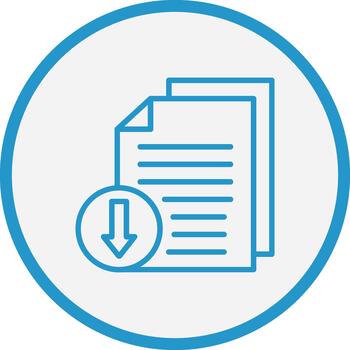 File Download Coded UI Symbol vector