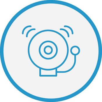 Buzzer Minimal UI Element vector