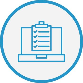 verificación moderno interfaz Insignia vector