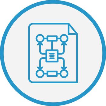 algoritmo digital aplicación concepto vector