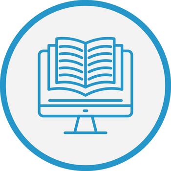 libro electronico mínimo ui elemento vector