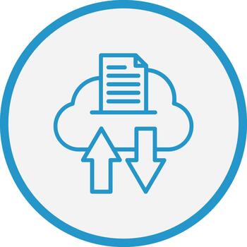 datos transferir 3d interfaz forma vector