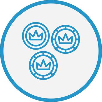 Tokens Coded UI Symbol vector