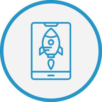 Startup Geometric App Mark vector