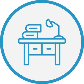 escritorio mínimo ui elemento vector