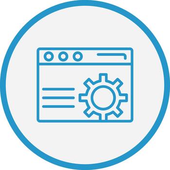 navegador tecnología estilizado formar vector