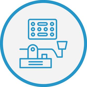 morse código frio tono formar vector