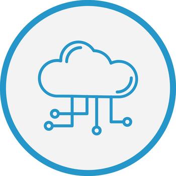 nube informática usuario interfaz marca vector