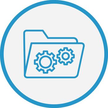 Folder Futuristic UI Mark vector