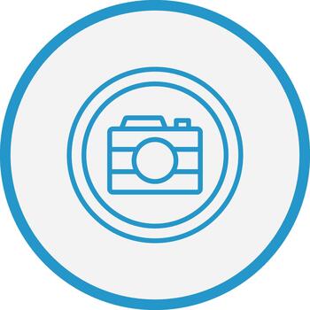Circle Sharp Line Mark vector