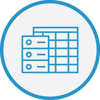 Data Table Business App Graphic vector