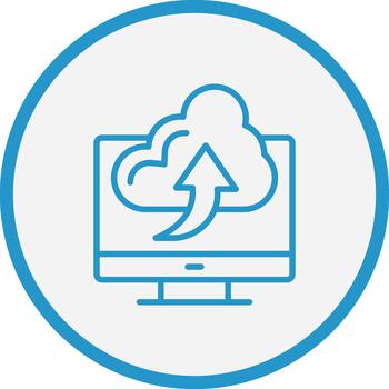 nube informática sólido llenar símbolo vector